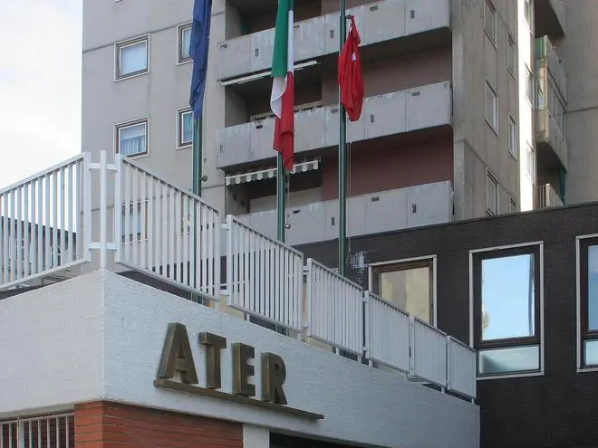 La sede dell'Ater in piazza Foraggi a Trieste