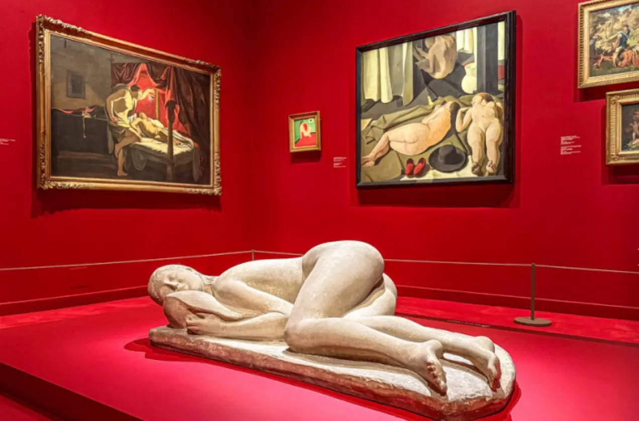 La tela esposta in una delle sale del Museo Marmottan di Parigi