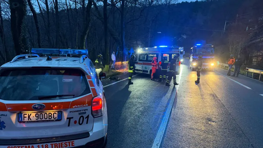 L'incidente in Strada nuova per Opicina