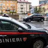 I carabinieri in piazza Perugino