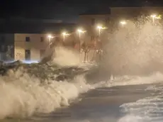 La mareggiata in Dalmazia (foto Index.hr)