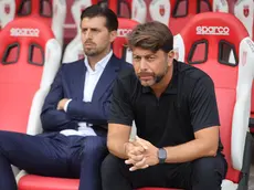 Il tecnico Giuseppe Marino con il diesse Michele Franco