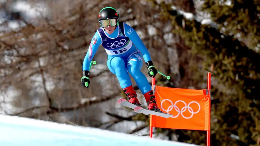 Sofia Goggia durante la discesa