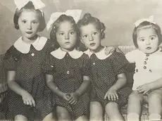 Le quattro sorelline Maria, Anna, Bruna e Iolanda