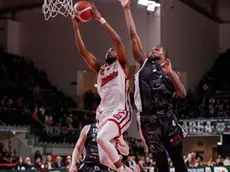 Un momento del match tra Tortona e Trieste (Lasorte)