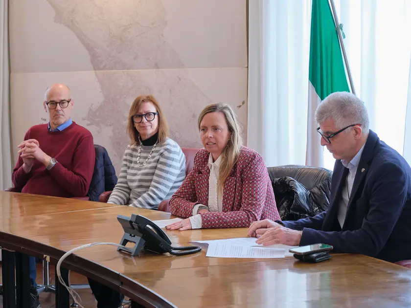 La conferenza stampa (foto Massimo Silvano)