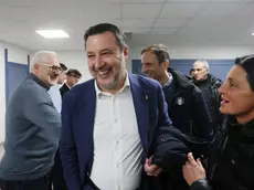Matteo Salvini a Trieste (foto Andrea Lasorte)