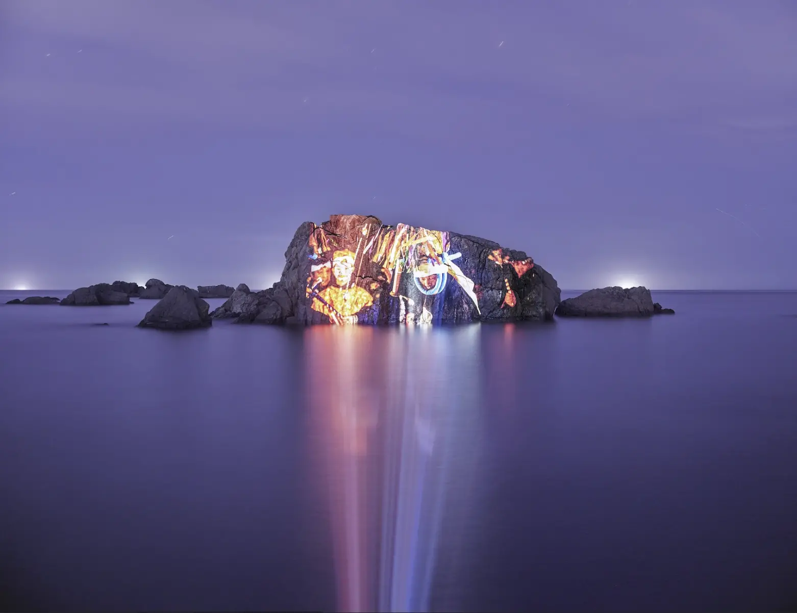 Tokihiro Sato, "Hachinohe Magic Lantern" series, On The Rocks #13