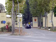 Veduta esterna della caserma del reparto Genova cavalleria di Palmanova.