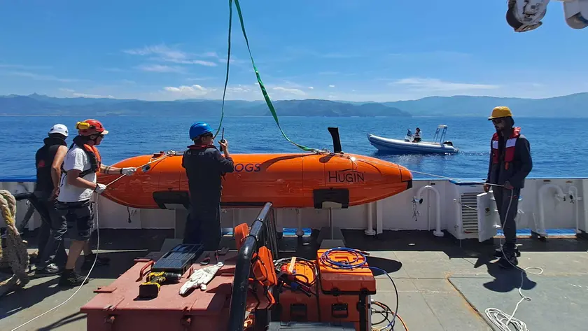 Il mini-sommergibile autonomo dell’Ogs Hugin