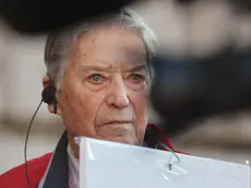 Claudio Sterpin l'11 dicembre 2025 al sit-in in Tribunale per ricordare Liliana Resinovich. Foto Lasorte