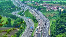 Un tratto veneto dell'autostrada A4