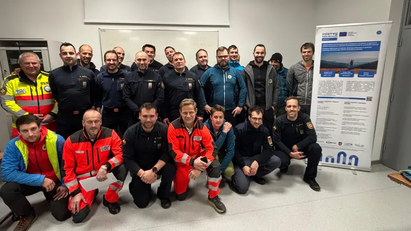 Il progetto Sanitas con alcuni degli operatori dell’emergenza interessati ai corsi