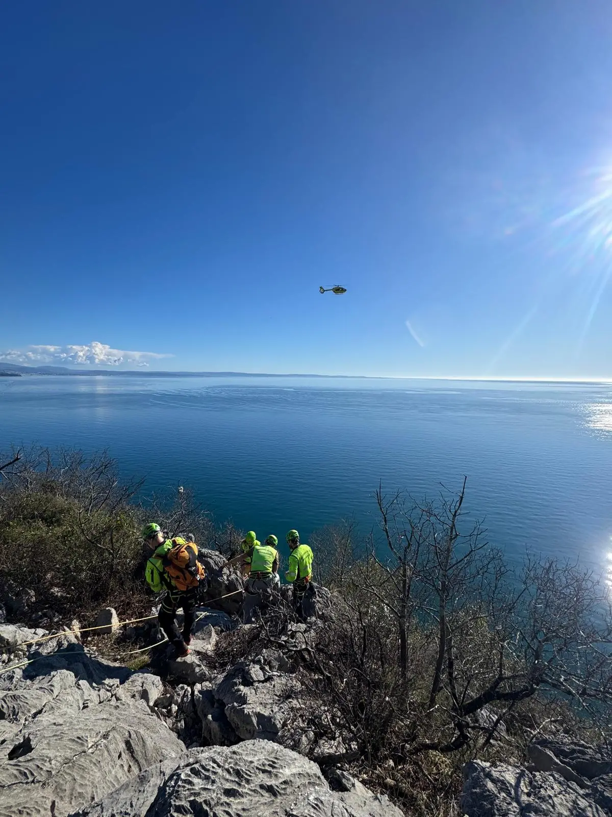Le operazioni di soccorso