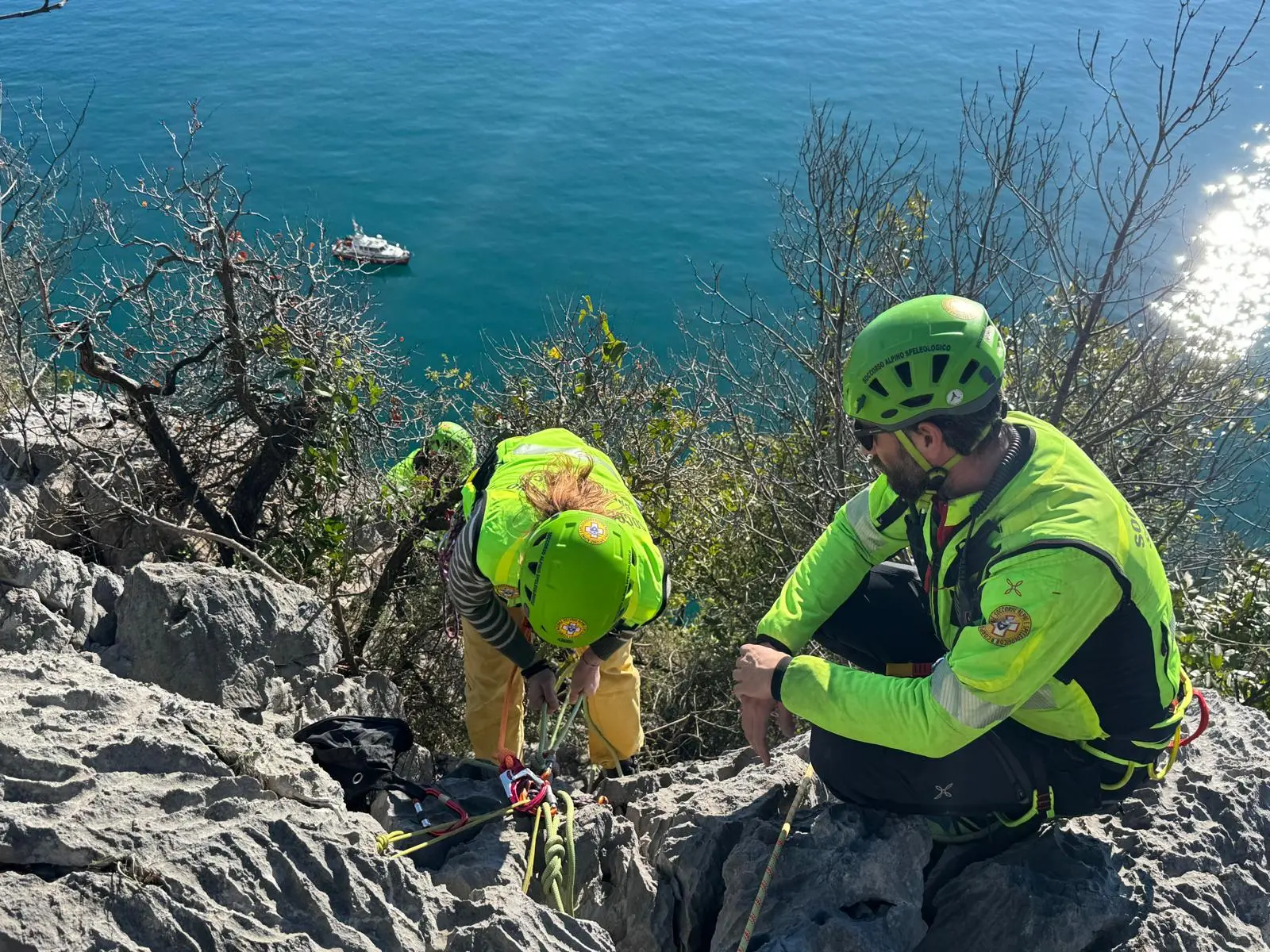 Le operazioni di soccorso