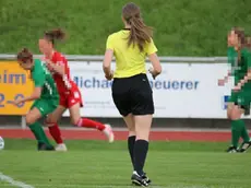 Una direttrice di gara in una foto d’archivio