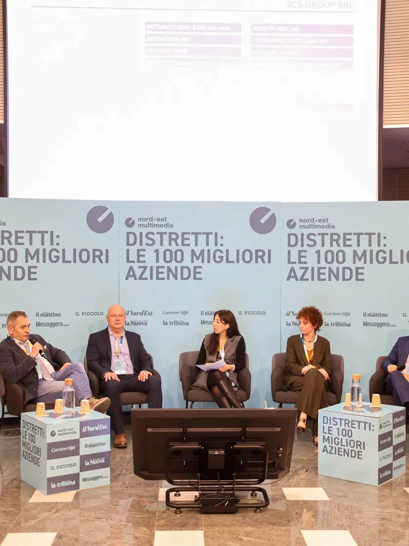 Un momento dell’evento Distretti sulle migliori imprese dell'Isontino (Tibaldi)