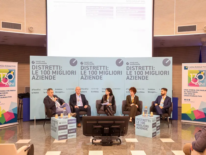 Un momento dell’evento Distretti sulle migliori imprese dell'Isontino (Tibaldi)