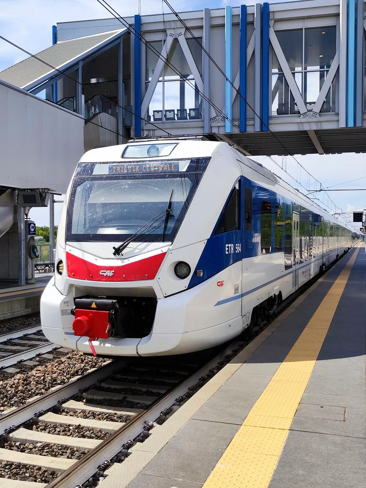 La stazione del Trieste Airport (Bonaventura)