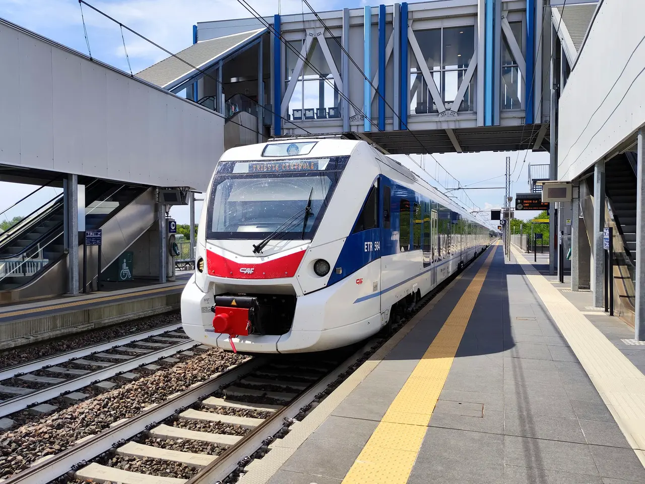 La stazione del Trieste Airport (Bonaventura)
