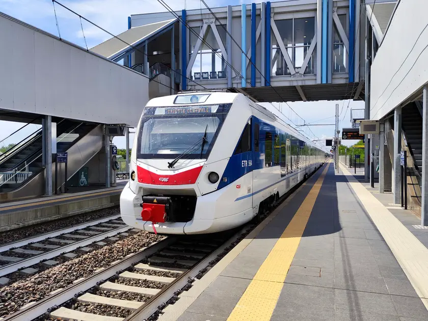 La stazione del Trieste Airport (Bonaventura)