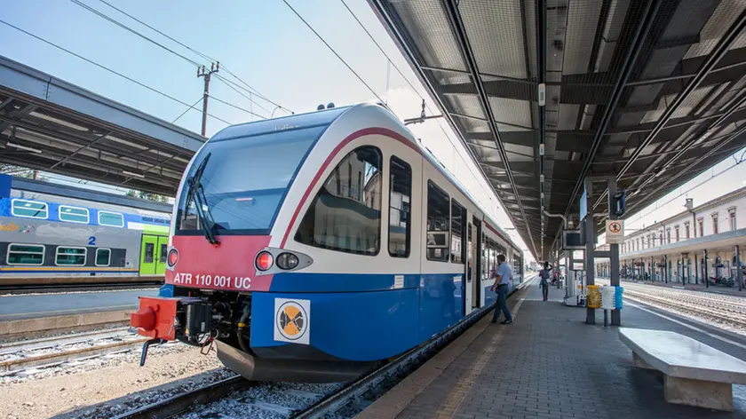 Udine. Un treno della Fuc.