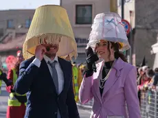 Il gruppo delle lampadine al Carnevale Carsico (Silvano)