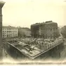 La foto del cantiere del Palazzo della Ras scattata dallo studio Wulz (Archivio Fototeca Cmsa)