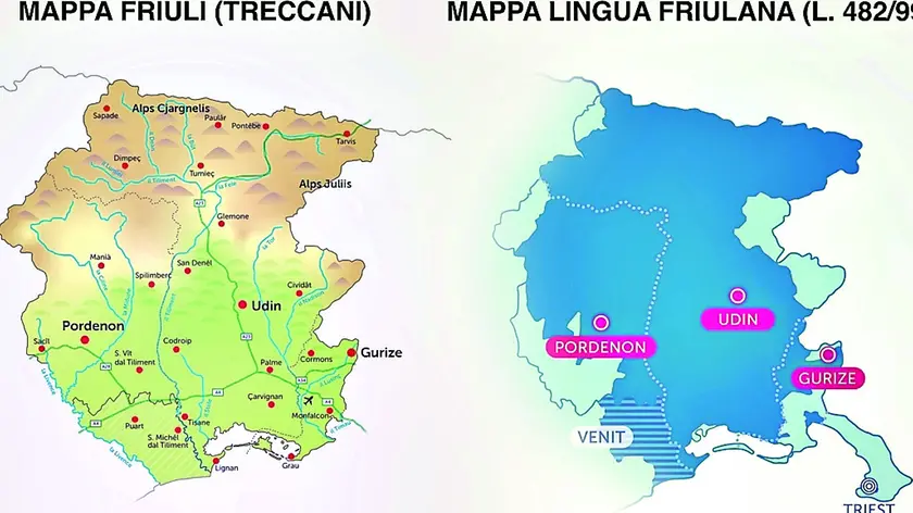 Le due mappe sul manuale Anìn per le primarie