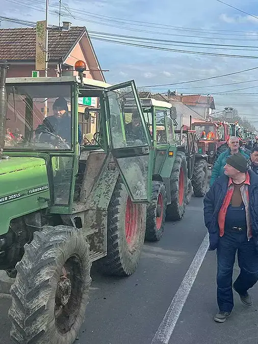 La mobilitazione dei trattori