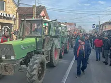 La mobilitazione dei trattori