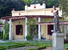 Il Caffè Massimiliano all’interno del Parco di Miramare (foto archivio Lasorte)