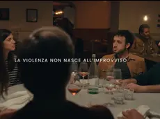 Un frame del nuovo spot della Fondazione Cecchettin contro la violenza di genere