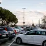 Il parcheggio di Marina Julia a ridosso della spiaggia