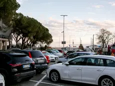 Il parcheggio di Marina Julia a ridosso della spiaggia