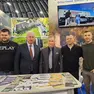 Lo stand dell’hotel alla Fiera di Belgrado
