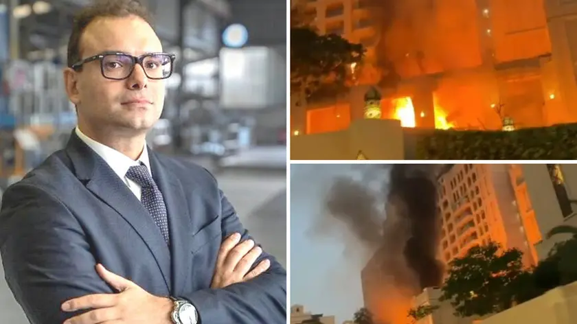 L’udinese Francesco De Martino vive a Dubai a poca distanza dall’hotel colpito dai detriti