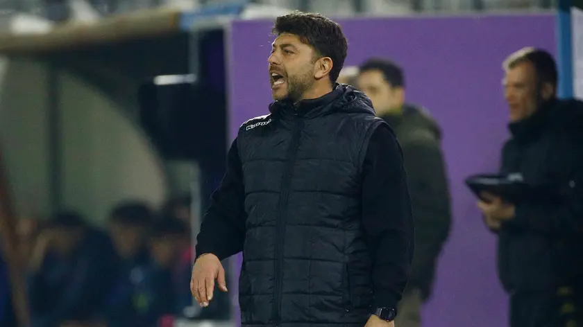 Il tecnico della Triestina Giuseppe Marino. Foto Mariani/Lasorte