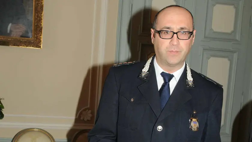 Marco Muzzatti in una foto d'archivio in servizio a Gorizia