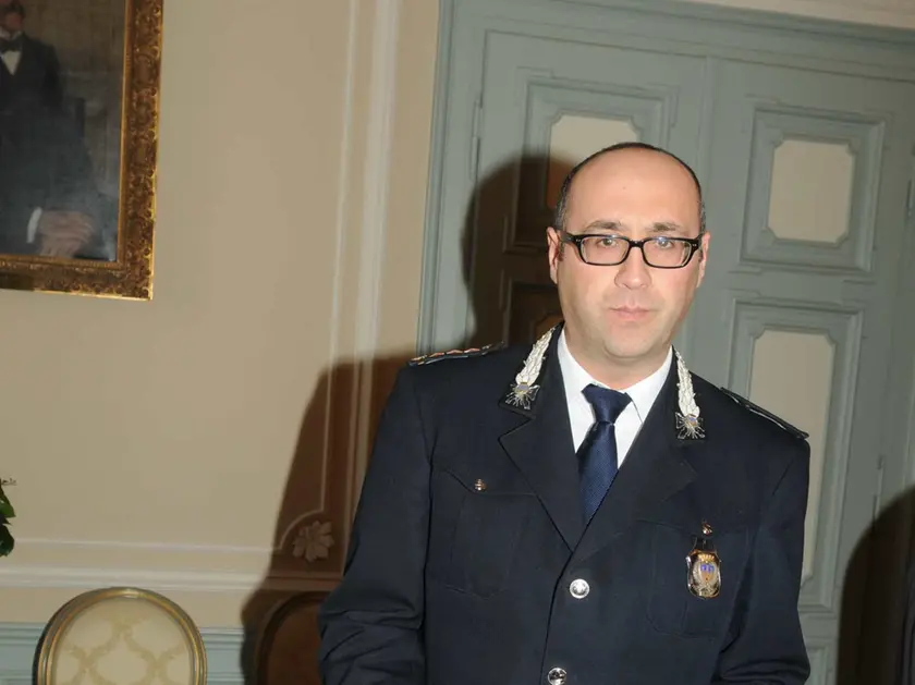 Marco Muzzatti in una foto d'archivio in servizio a Gorizia