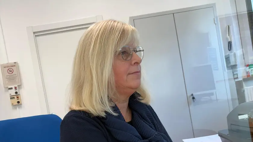 Nadia Stolfa, direttrice dell’Ufficio postale di Aurisina