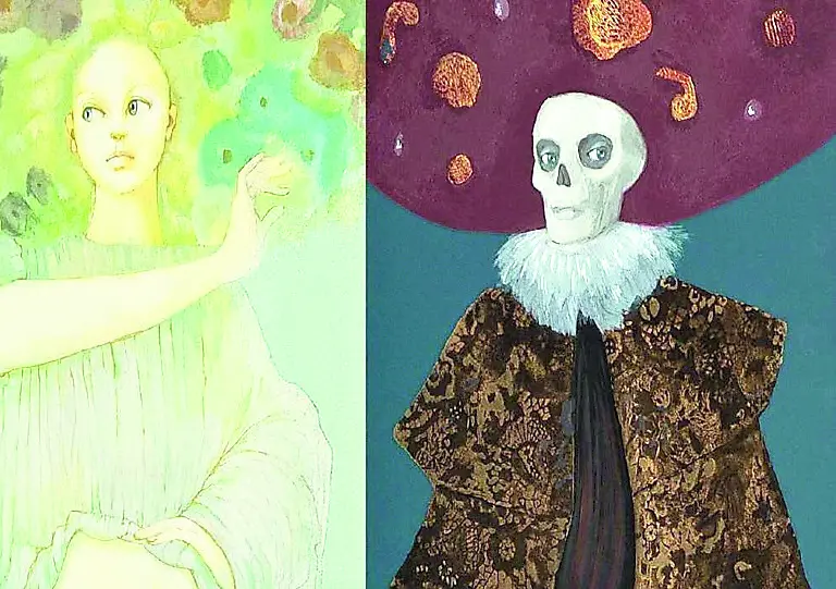 Metamorfosi di una donna / Le quattro stagioni, 1987 (dettaglio)