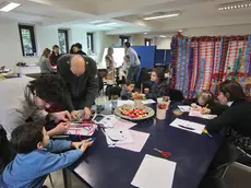 Un laboratorio dedicato ai bambini al Mini Mu di Trieste (Foto Lasorte)