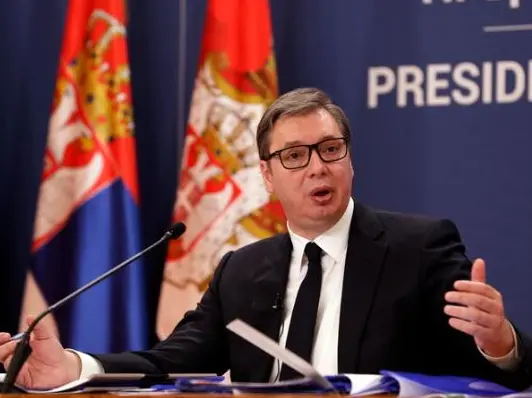 Il presidente serbo Aleksandar Vučić