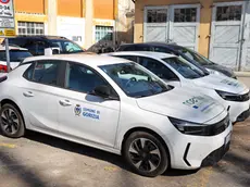 Nella foto Tibaldi gli ultimi modelli elettrici