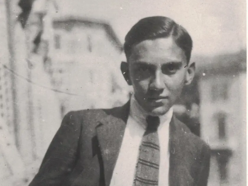 Un giovane Bobi Bazlen pressappoco dell’età che aveva quando vi fu lo scambio con Saba