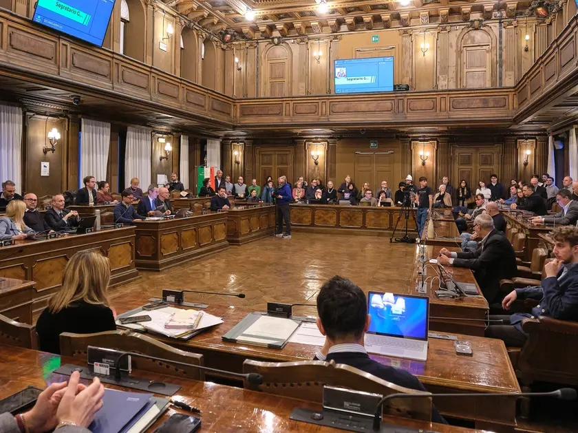 La seduta del Consiglio comunale (fotoservizio Massimo Silvano)