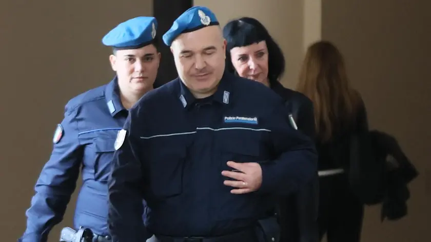 Erika Podmenich in tribunale (foto Andrea Lasorte)