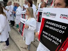 La protesta del personale sanitario