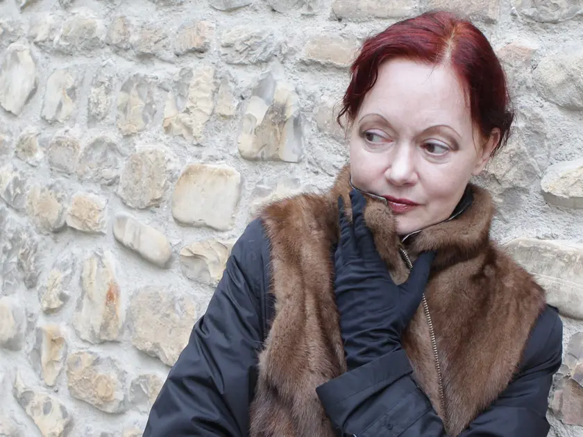 La poetessa veneta Patrizia Valduga (foto Agf)